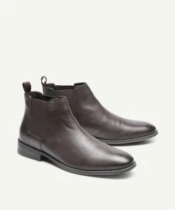 GAZMAN Leather Chelsea Boot - Chocolate