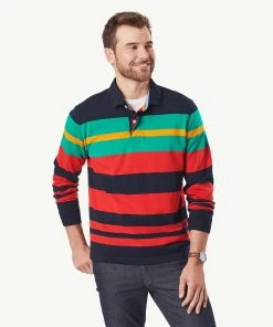 Multi Stripe Rugby Jumper - Multi Stripe