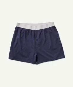 Jersey Boxers - Navy