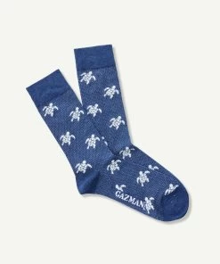 Tortoise Socks - Denim