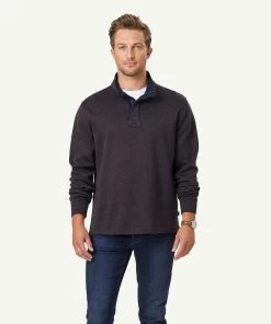 Half Zip Sweat - Charcoal