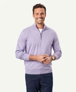High Flex Half Zip Knit - Lilac