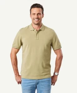 Classic Pique Polo - Avocado
