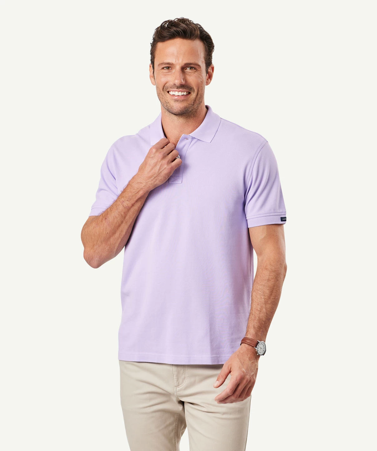 Classic Pique Polo - Lilac