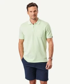 Oxford Pocket Polo Shirt - Lime
