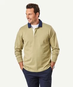 Plain Rugby Jumper - Green