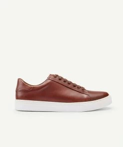 GAZMAN Leather Sneaker - Tan