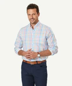Easy Care Multi Check Long Sleeve Shirt - Multi Check