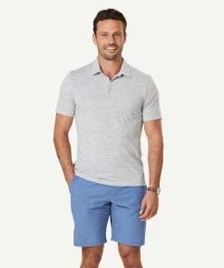 GAZFLEX Tailored Polo - Grey Marle