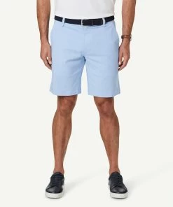 Active Houndstooth Short - Light Blue