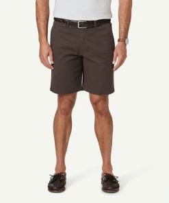 Comfort Twill Shorts - Chocolate