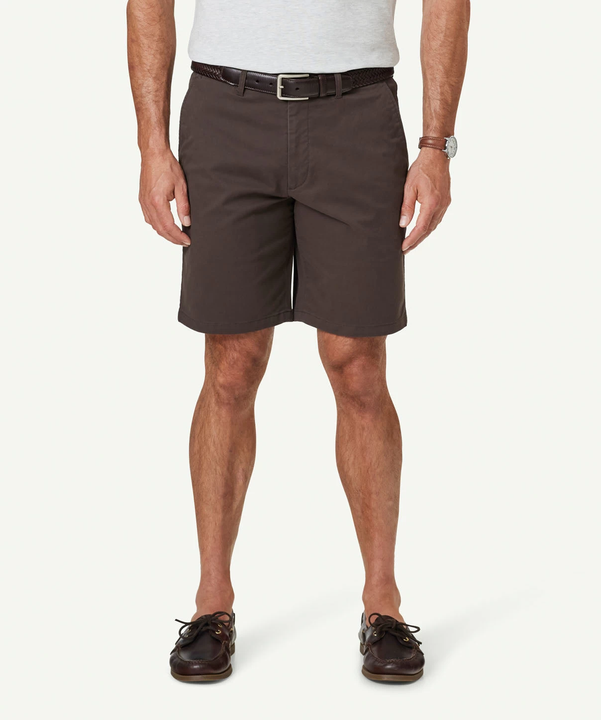 Comfort Twill Shorts - Chocolate