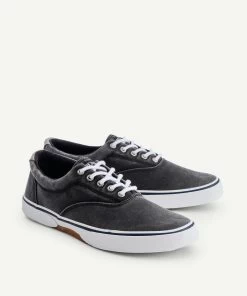 Sperry Halyard Saltwashed Shoe - Black