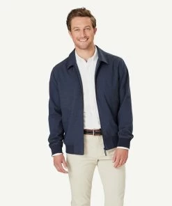 Modern Harrington - Navy Melange