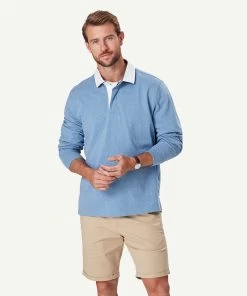 Plain Rugby Jumper - Slate