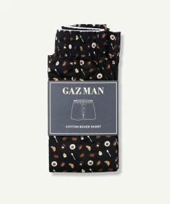 Breakfast Print Boxers - Coffee