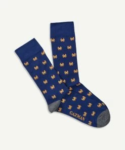 Non Tight Crab Sock - Navy