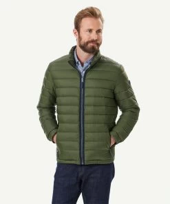 Lightweight Puffer Jacket - Dark Olive