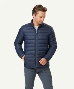 Lightweight Puffer Jacket - Navy