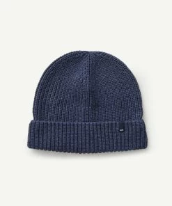 Cotton Rib Beanie - Denim