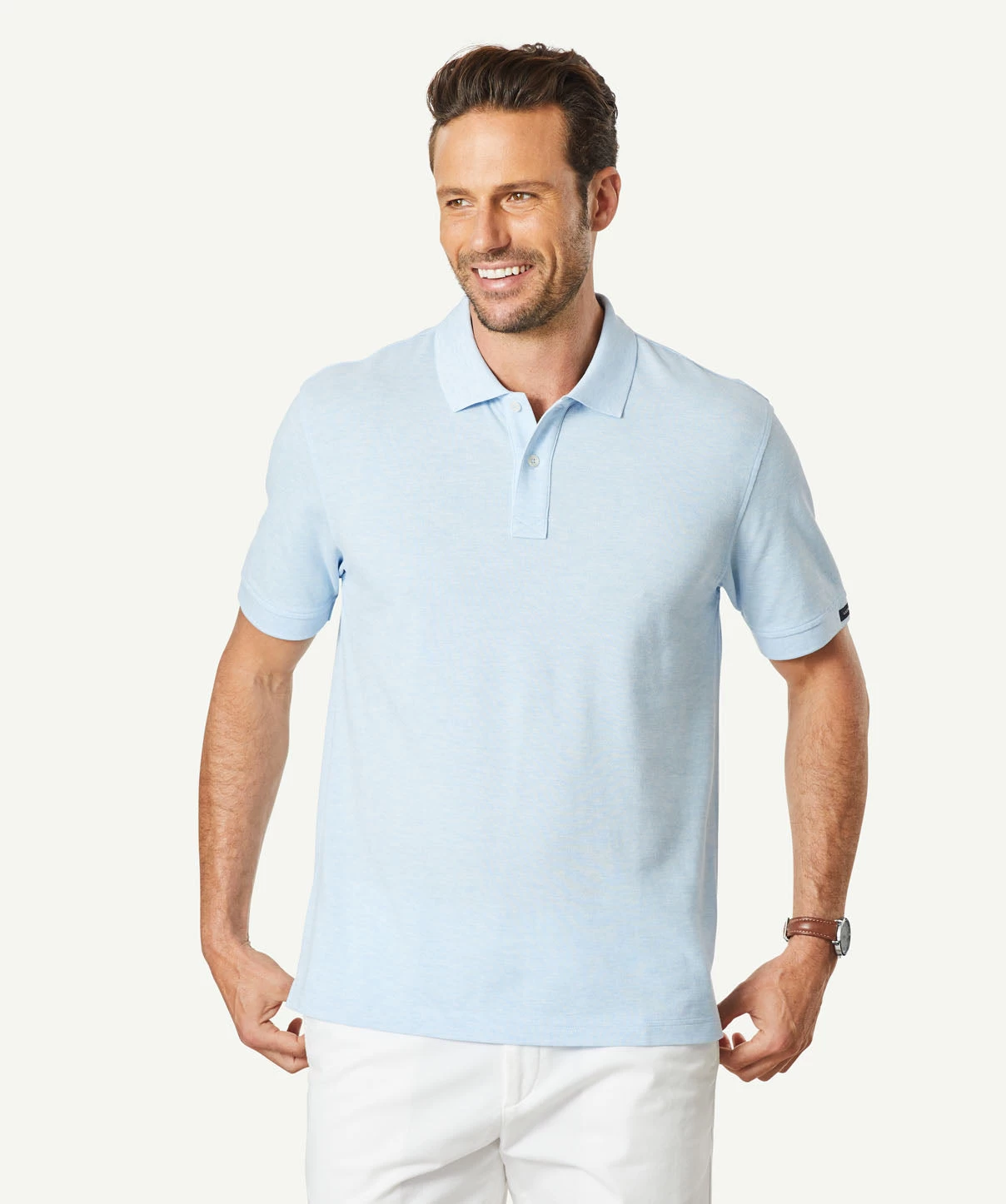 Classic Pique Polo - Cloud
