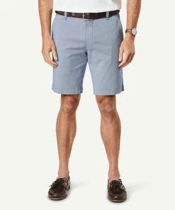 Active Houndstooth Shorts - Blue