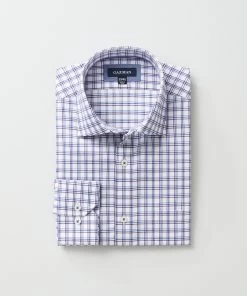 Easy Care Twill Check Business Shirt - Multi Check