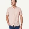 Casual Textured Linen Blend Plain Shirt - Mango