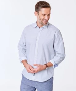 Casual Sunglasses Print Shirt - White