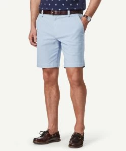 Active Stripe Shorts - Pale Blue