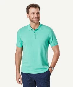 Tailored Classic Pique Polo - Jade