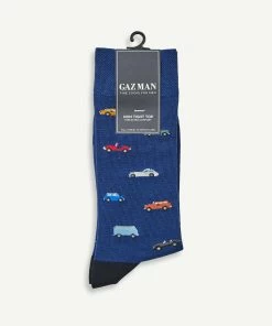 Non Tight Vroom Vroom Sock - Navy