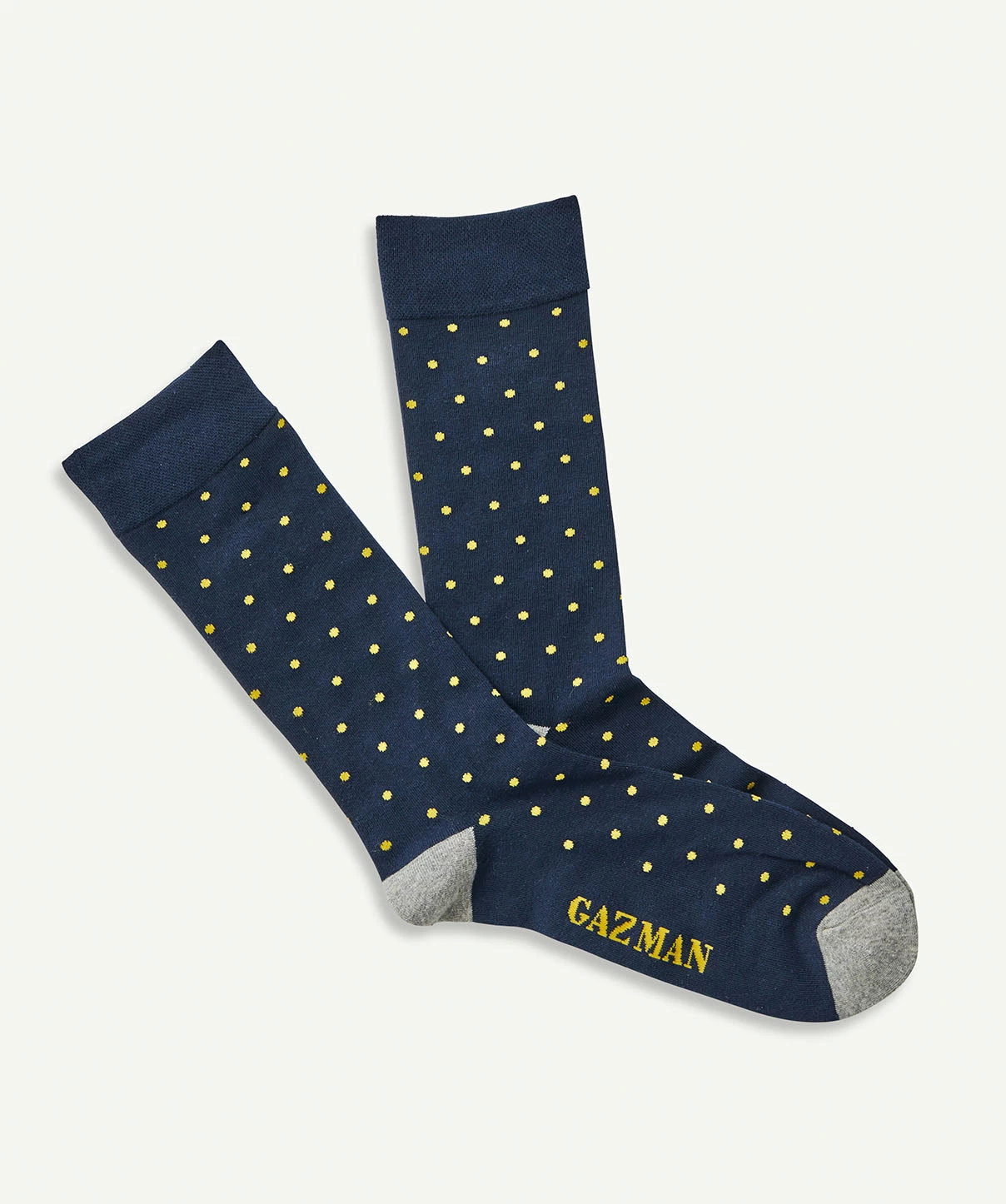 Non Tight Cushion Dot Sock - Navy