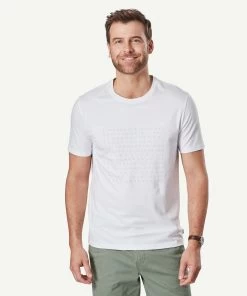 Beach Print T-Shirt - White