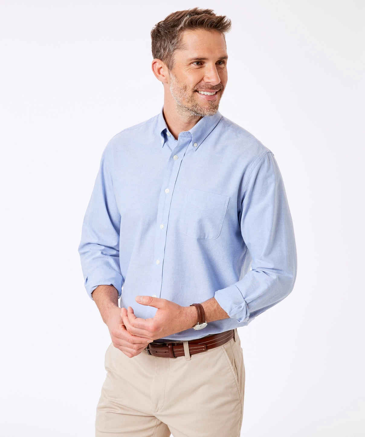 Casual Oxford Shirt - Sky Blue