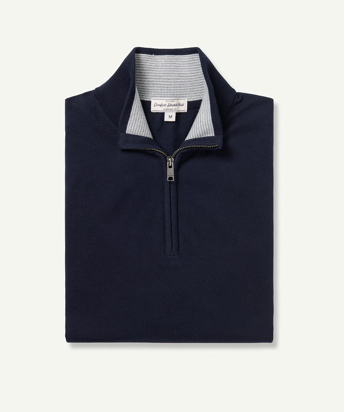 High Flex Half Zip Knit - Navy - Image 2
