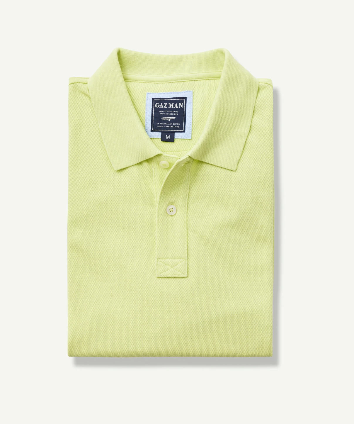 Classic Pique Polo - Lime - Image 2