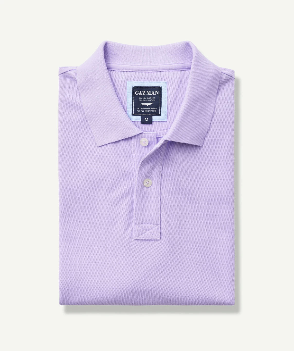 Classic Pique Polo - Lilac - Image 2