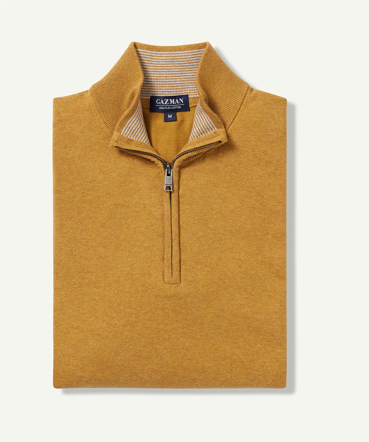 High Flex Half Zip Knit - Mineral Yellow - Image 2