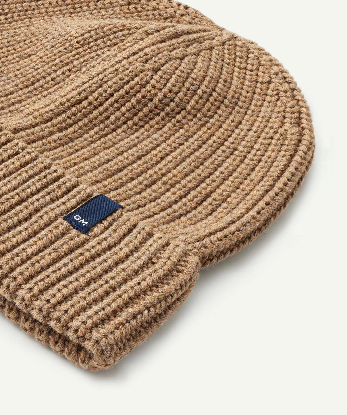 Cotton Rib Beanie - Whiskey - Image 2