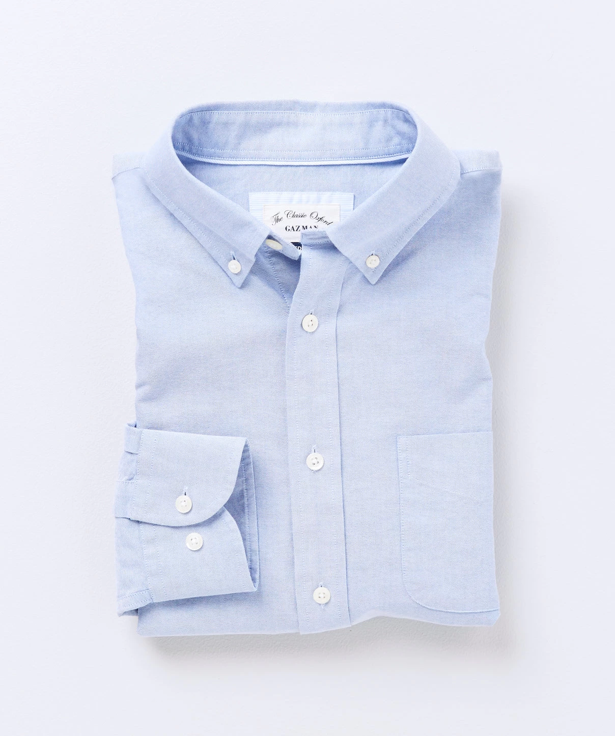 Casual Oxford Shirt - Sky Blue - Image 2
