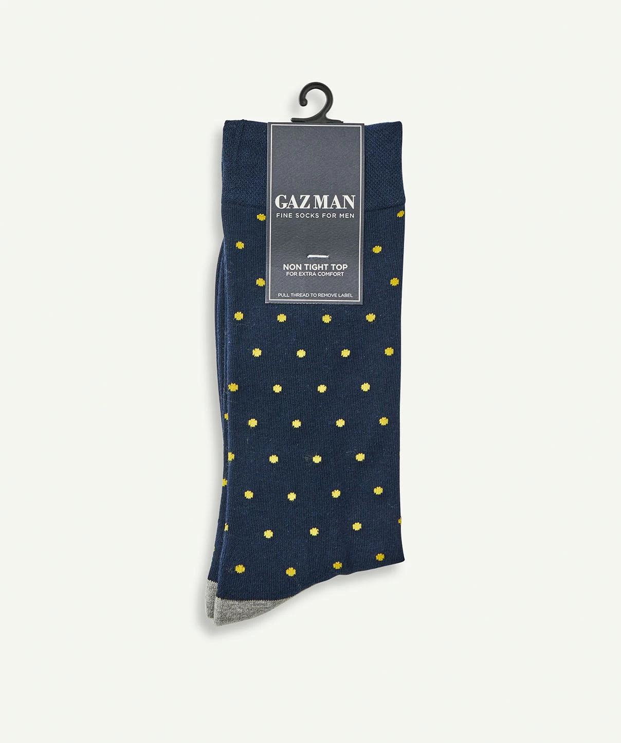 Non Tight Cushion Dot Sock - Navy - Image 2
