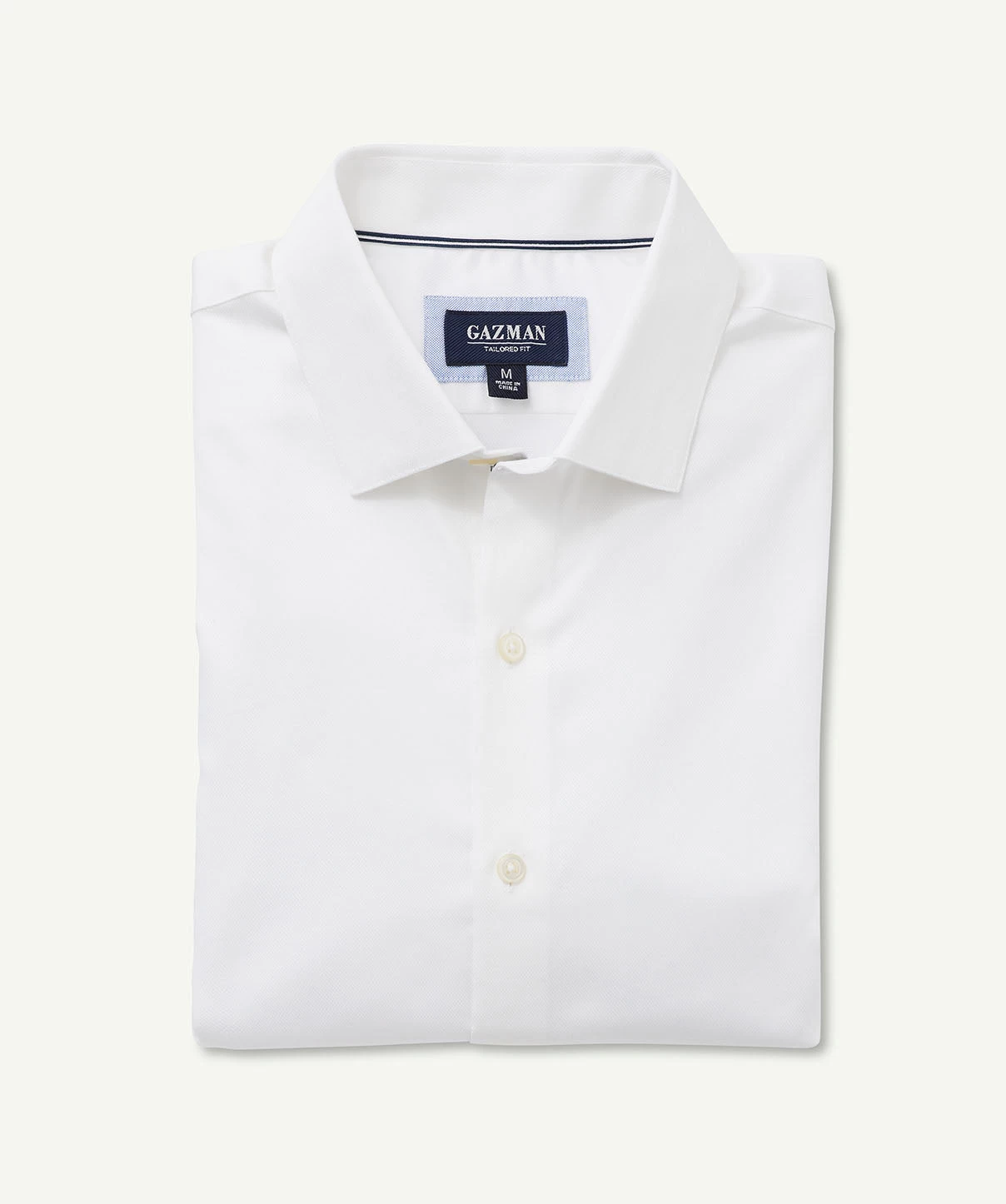 Tailored Fit Easy Care Oxford Shirt - White - Image 2