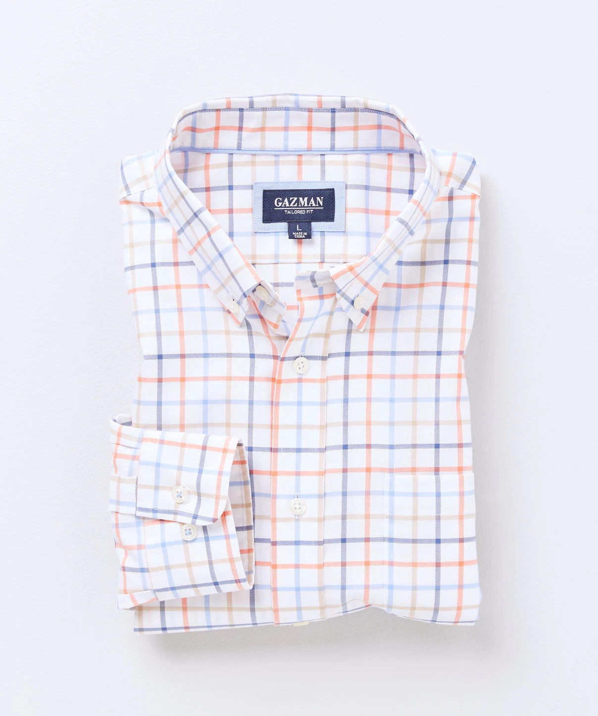 Tailored Fit Easy Care Check Shirt - Multi Check - Image 2