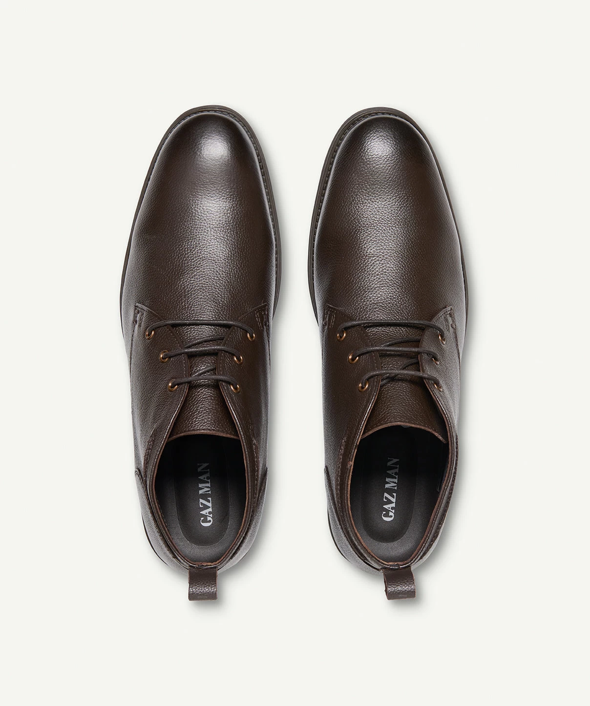 GAZMAN Leather Desert Boot - Chocolate - Image 3