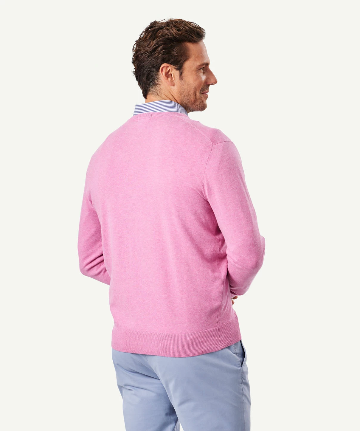 Hi Flex Comfort V Neck - Fuchsia - Image 3