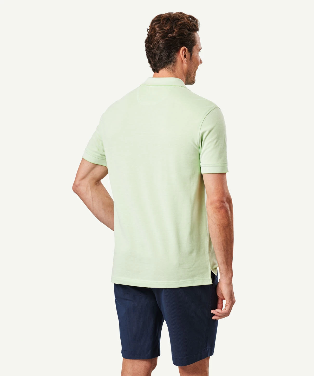 Oxford Pocket Polo Shirt - Lime - Image 3