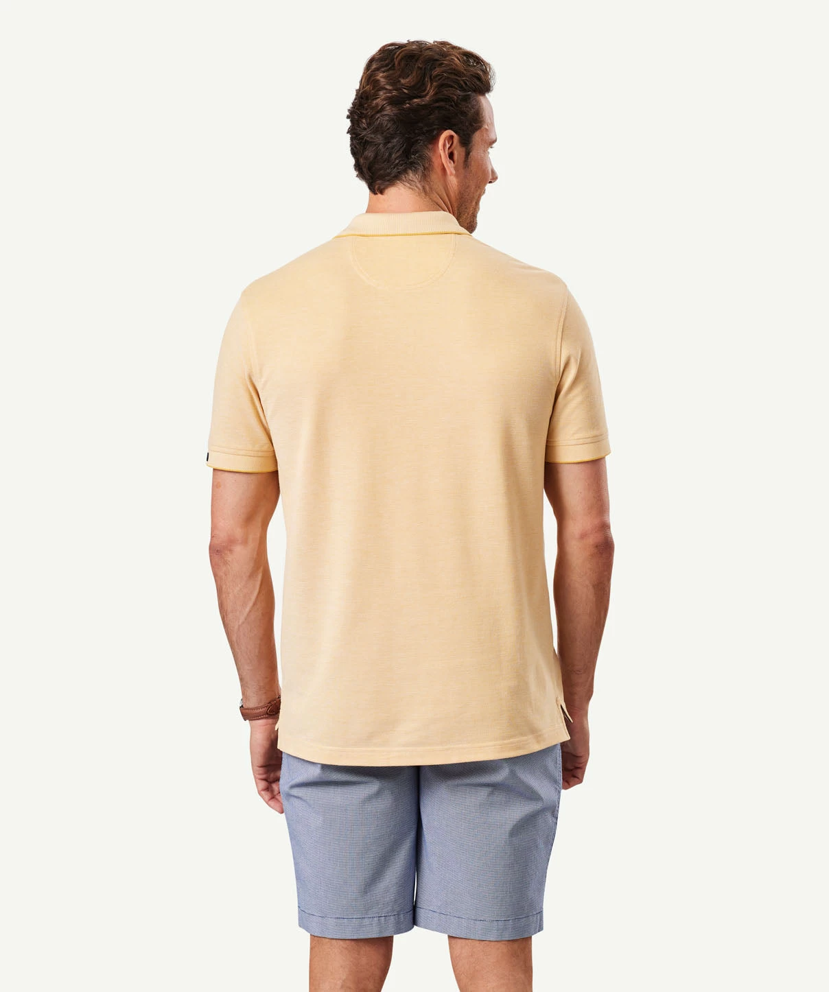 Oxford Pocket Polo Shirt - Amber Yellow - Image 3
