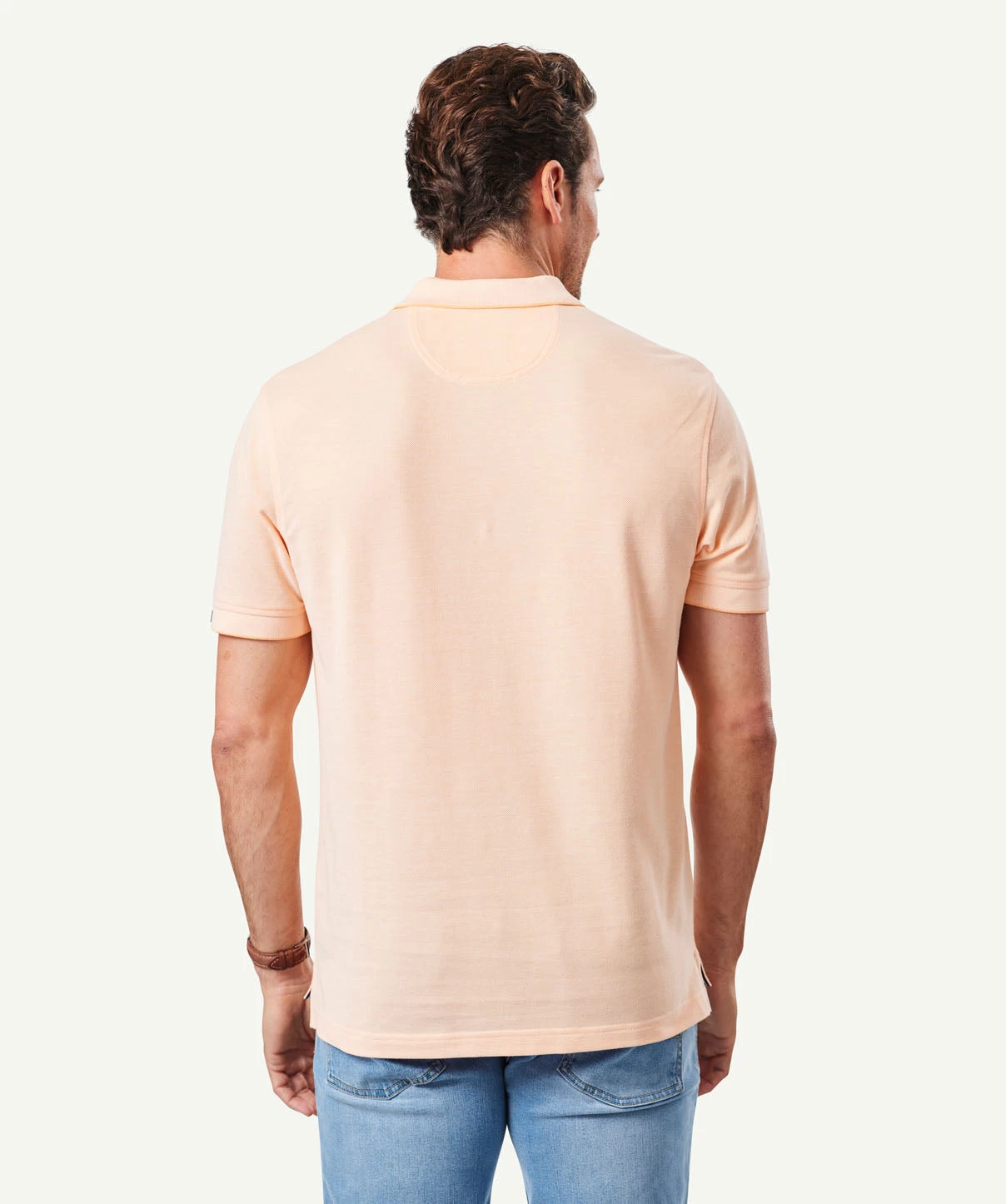 Oxford Pocket Polo Shirt - Tangerine - Image 3