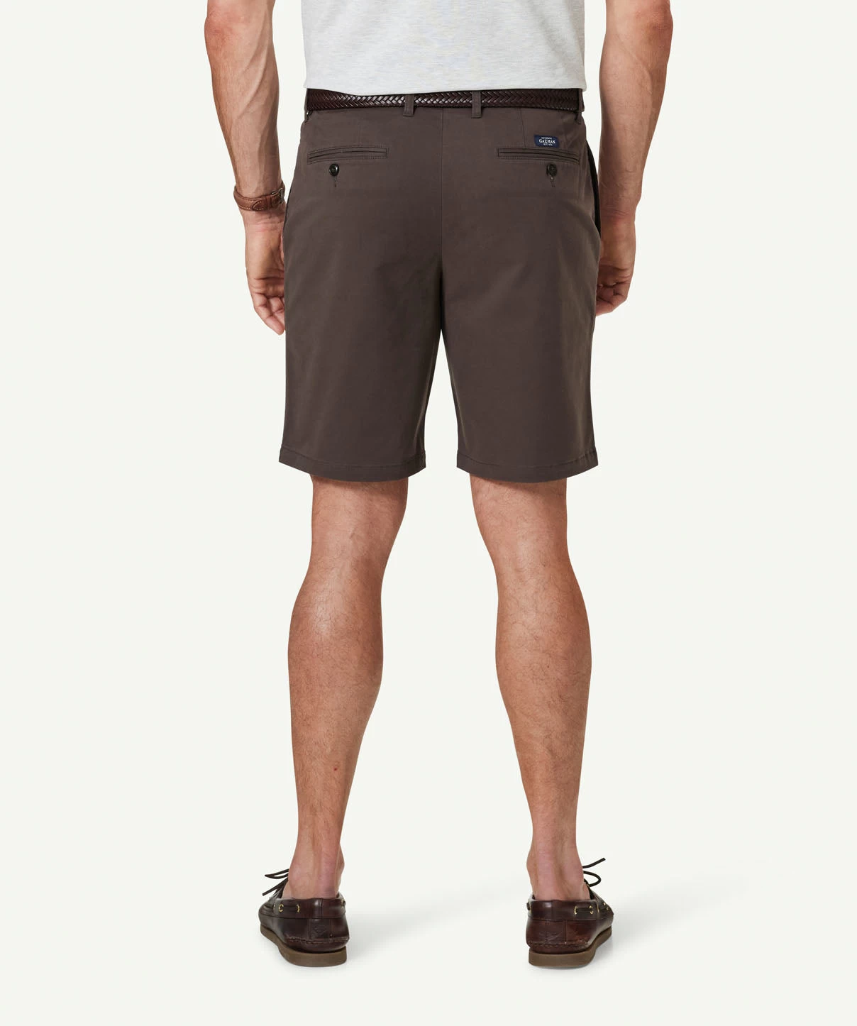 Comfort Twill Shorts - Chocolate - Image 3